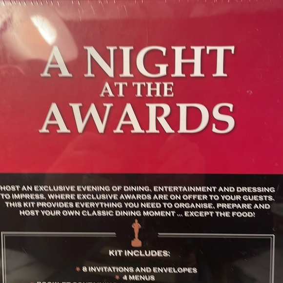 Night at the Awards dinner party games contests menu invites costume ideas etc - Picture 4 of 4